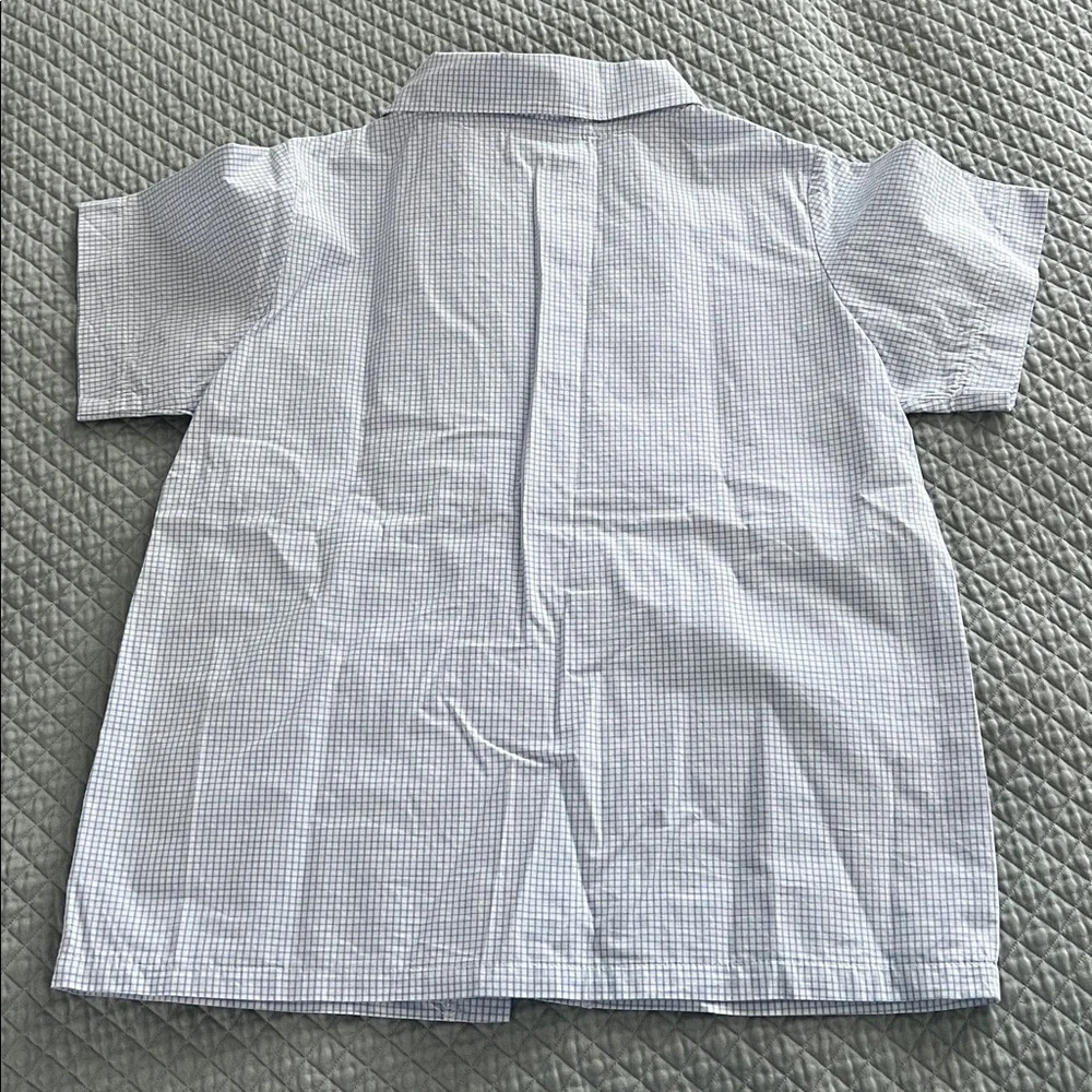 Little Laundry Blue Plaid Short Sleeve Shirt
